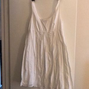 White Pleated Dress by Club Monaco